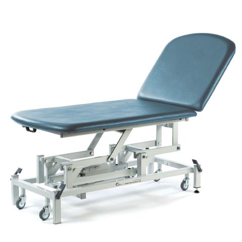 Seers - Medicare 2 Section Electric Bariatric Treatment Couch with electric backrest, 125cm width (RWD)