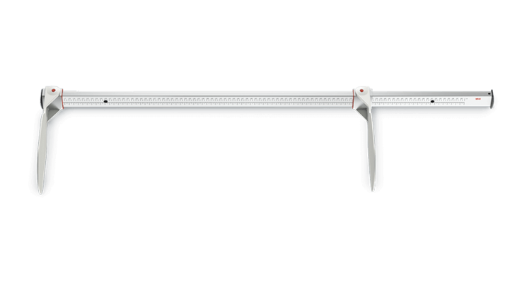 seca 207 - Measuring rod (caliper) with extra wide measuring slides