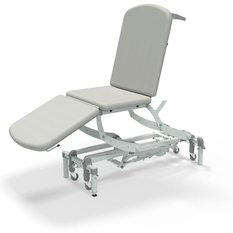 Seers - CLINNOVA Clinical 3 Section electric couch with gas assisted back and footrest and classic base (265Kg SWL)