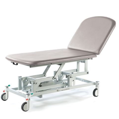 Seers - Medicare 2 Section Electric Bariatric Treatment Couch with electric backrest, 80cm width