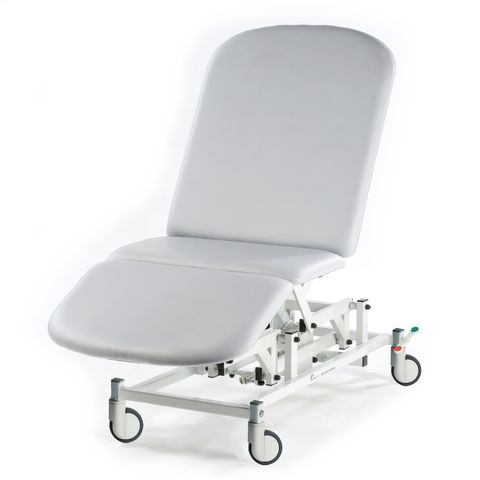 Seers - Medicare 3 Section Electric Bariatric Treatment Couch with electric backrest and footrest, 80cm width