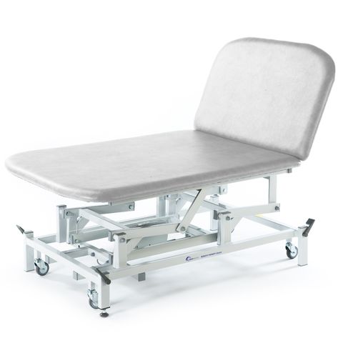 Seers - Medicare 2 Section Electric Bariatric Treatment Couch with electric backrest, 105cm width