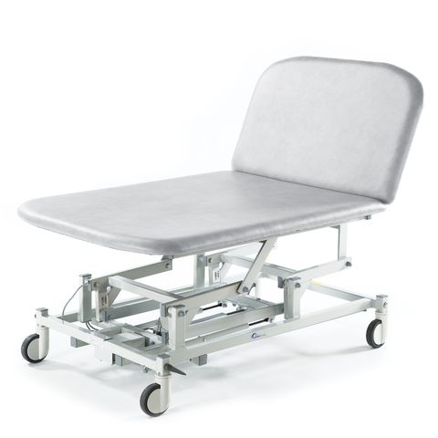 Seers - Medicare 2 Section Electric Bariatric Treatment Couch with electric backrest, 105cm width