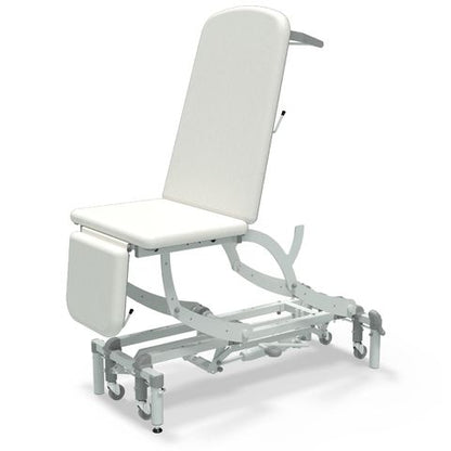 Seers - CLINNOVA Ultra 1 Hydraulic couch, 3 section, gas assisted back and foot rest, with base and wheel options (265Kg SWL)