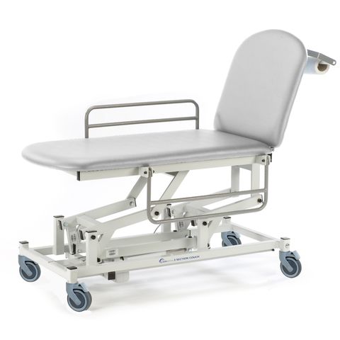 Seers - Medicare 2 Section Electric Mobile Treatment Couch with electric backrest