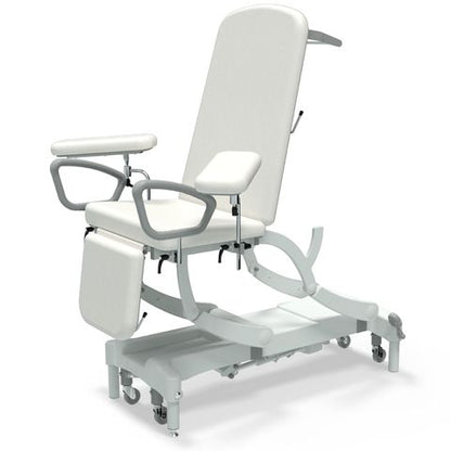 Seers - CLINNOVA Phlebotomy 1 Electric couch, gas assisted back and foot rest, premium base with wheel and foot switch options (265Kg SWL)