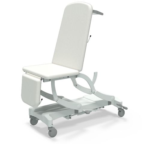 Seers - CLINNOVA Ultra 1 Hydraulic couch, 3 section, gas assisted back and foot rest, with base and wheel options (265Kg SWL)